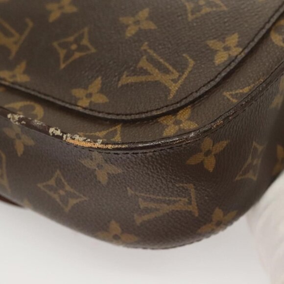 Authentic LOUIS VUITTON Monogram Saint Cloud GM Shoulder Bag M51242 LV - Picture 15 of 16